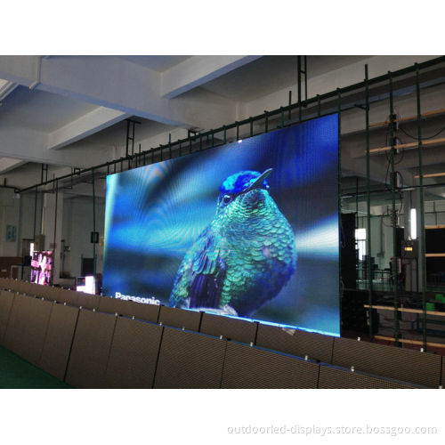 Events Advertsing Vedio Wall Mounted Led Display , Smd 3 In 1 P7.62 Mm